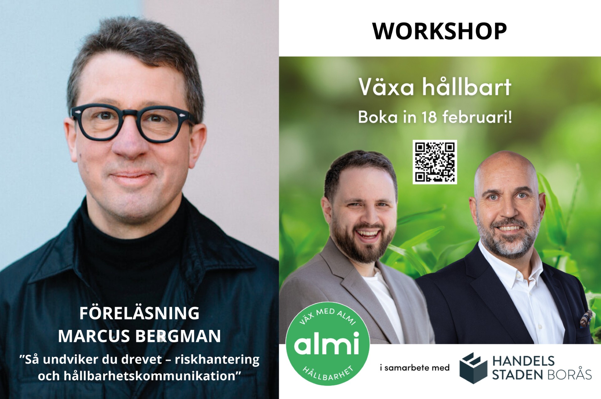 Tema hållbarhet – frukostföreläsning och workshop